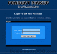 Product Pickup ASP Code screenshot